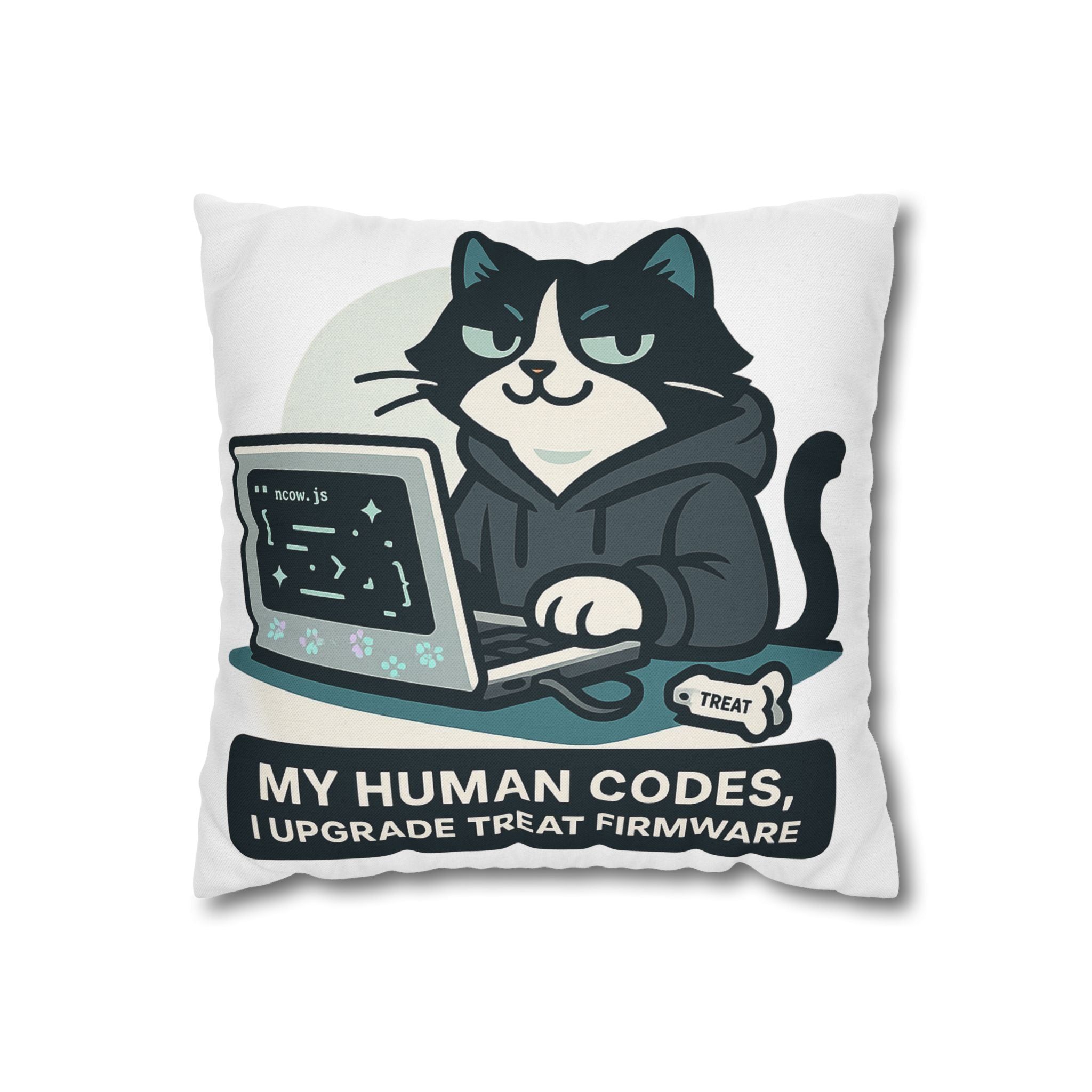 Cat-Themed Pillowcase, Cozy Cat Decor, Pet Lover Gift, Funny Cat Art, Cat Lover's Home Accent