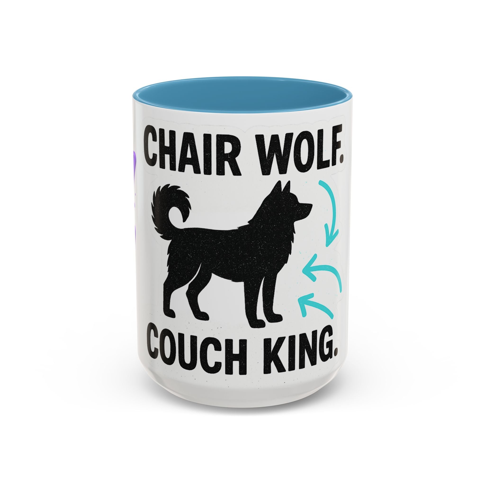 Chair Wolf Couch King Coffee Mug - Perfect Gift for Dog Lovers, Pet Owners, Home Decor, Animal Lovers, Funny Coffee Cups