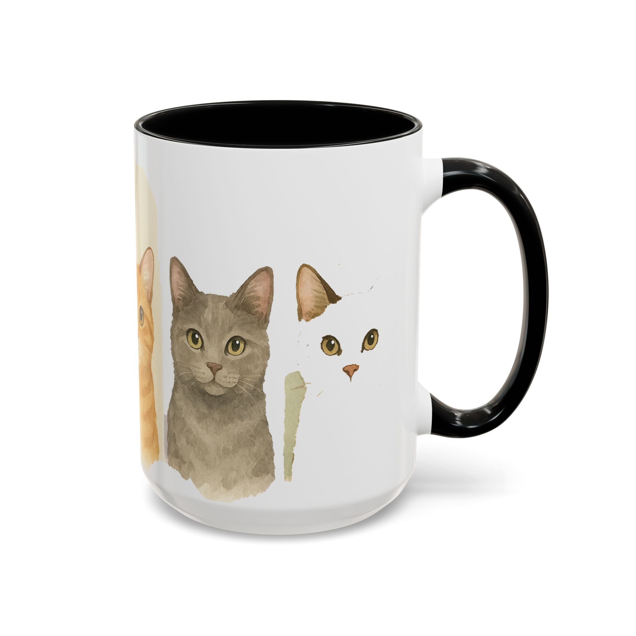 Adorable Cat-Themed Coffee Mug - Perfect Gift for Cat Lovers, Cute Animal Mug, Pet Lover Gift, Cat Art Merchandise