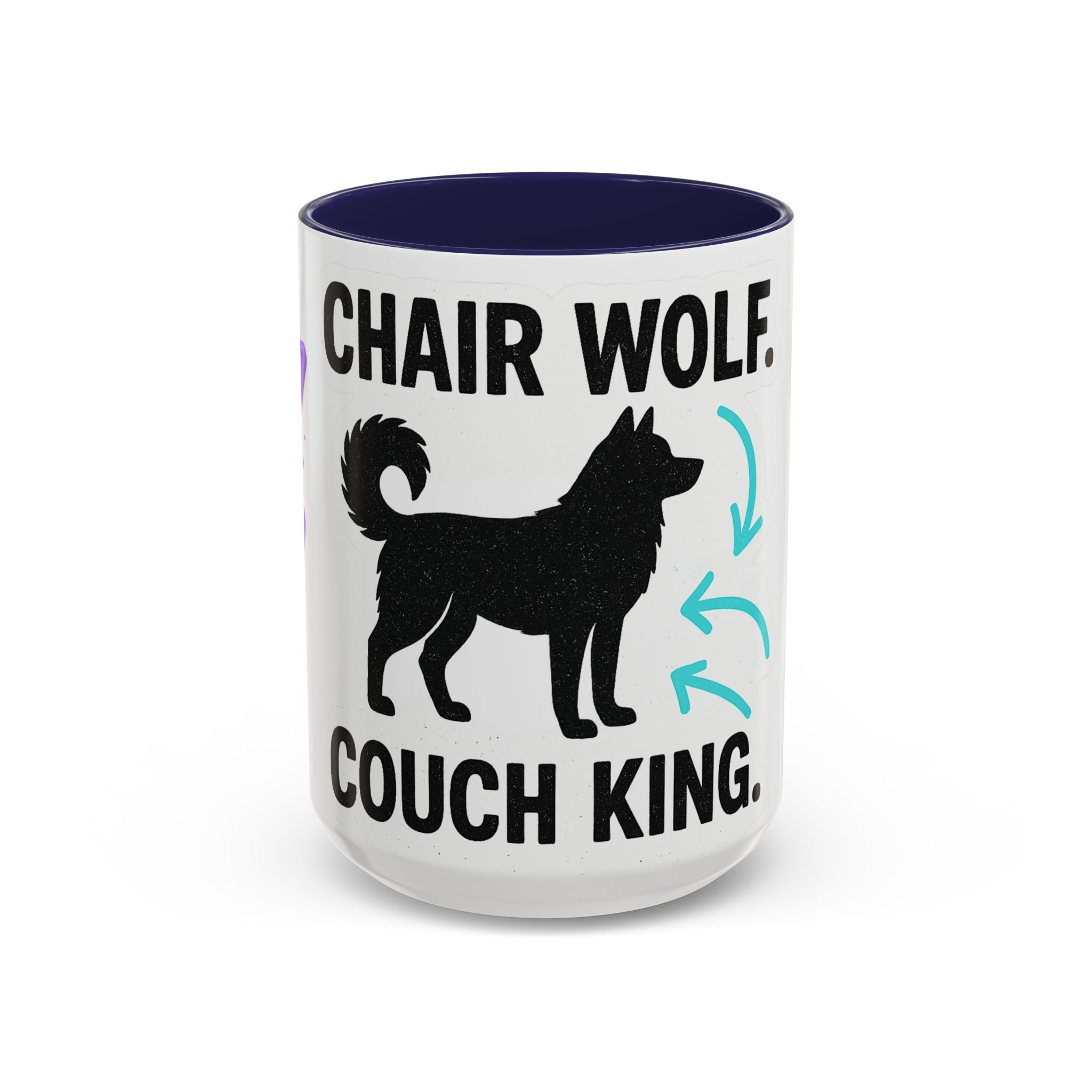 Chair Wolf Couch King Coffee Mug - Perfect Gift for Dog Lovers, Pet Owners, Home Decor, Animal Lovers, Funny Coffee Cups