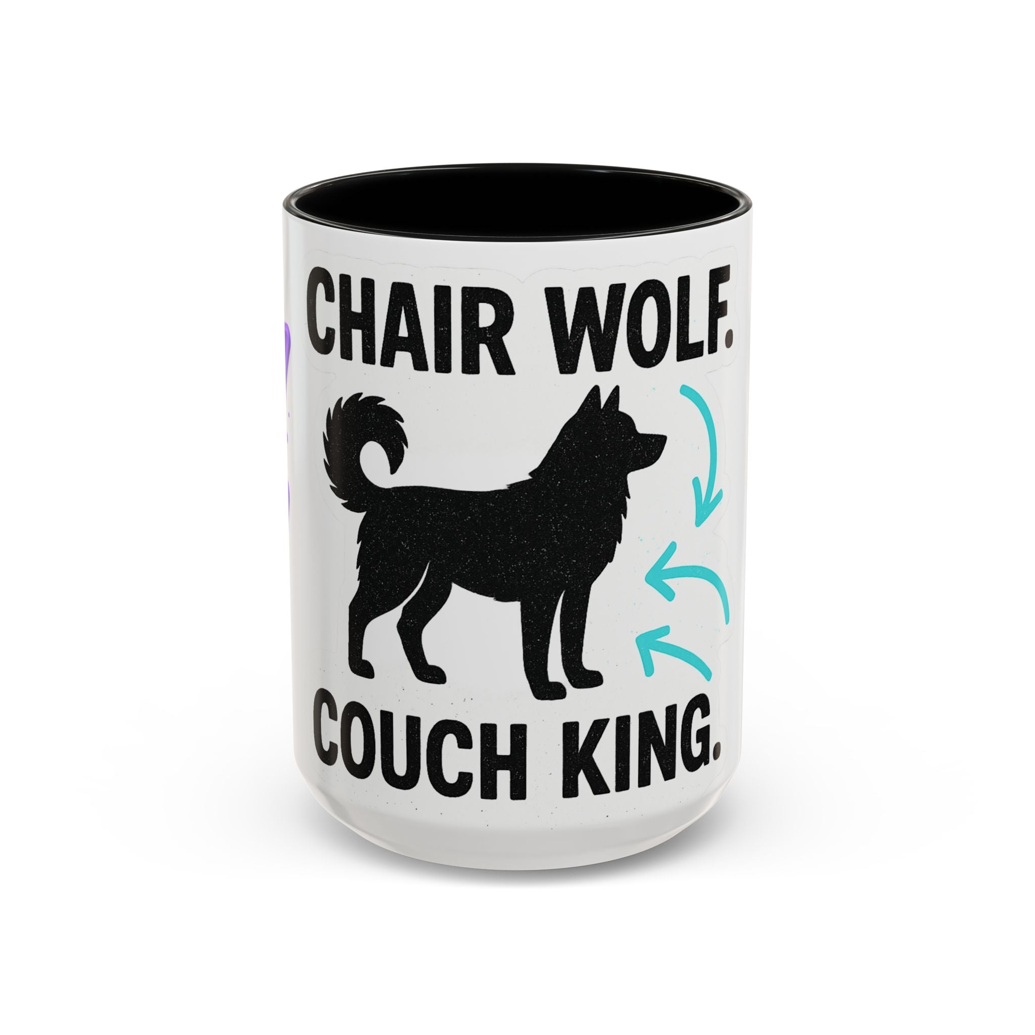 Chair Wolf Couch King Coffee Mug - Perfect Gift for Dog Lovers, Pet Owners, Home Decor, Animal Lovers, Funny Coffee Cups