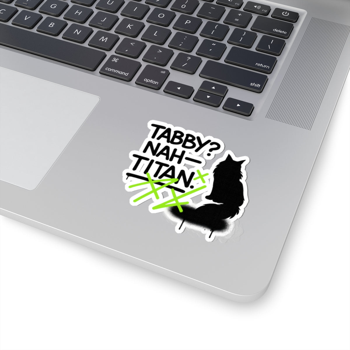 Cat-Themed Kiss-Cut Stickers, Whimsical Cat Stickers, Fun Laptop Sticker, Cute Cat Lover Gift, Pet Owner Accessories