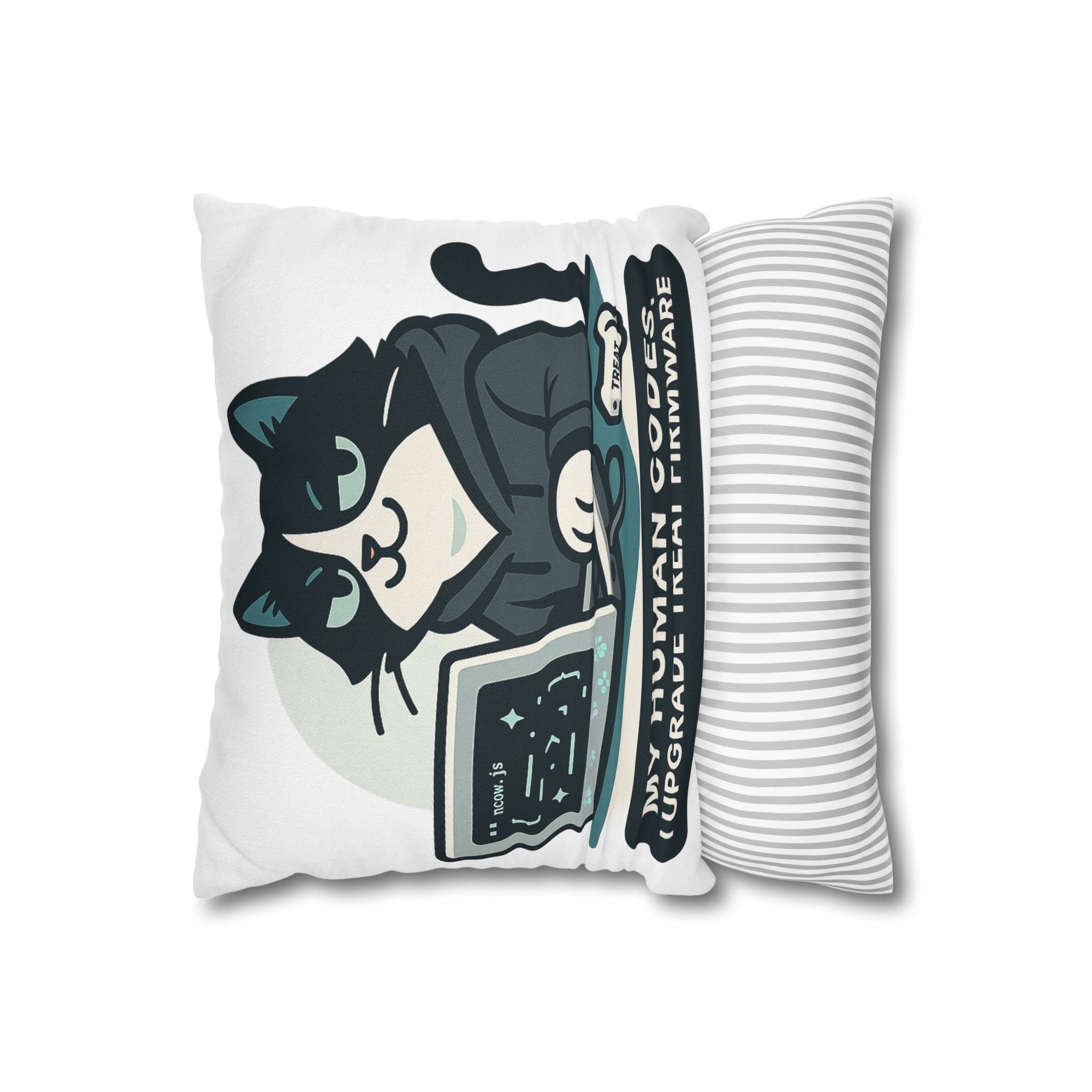 Cat-Themed Pillowcase, Cozy Cat Decor, Pet Lover Gift, Funny Cat Art, Cat Lover's Home Accent