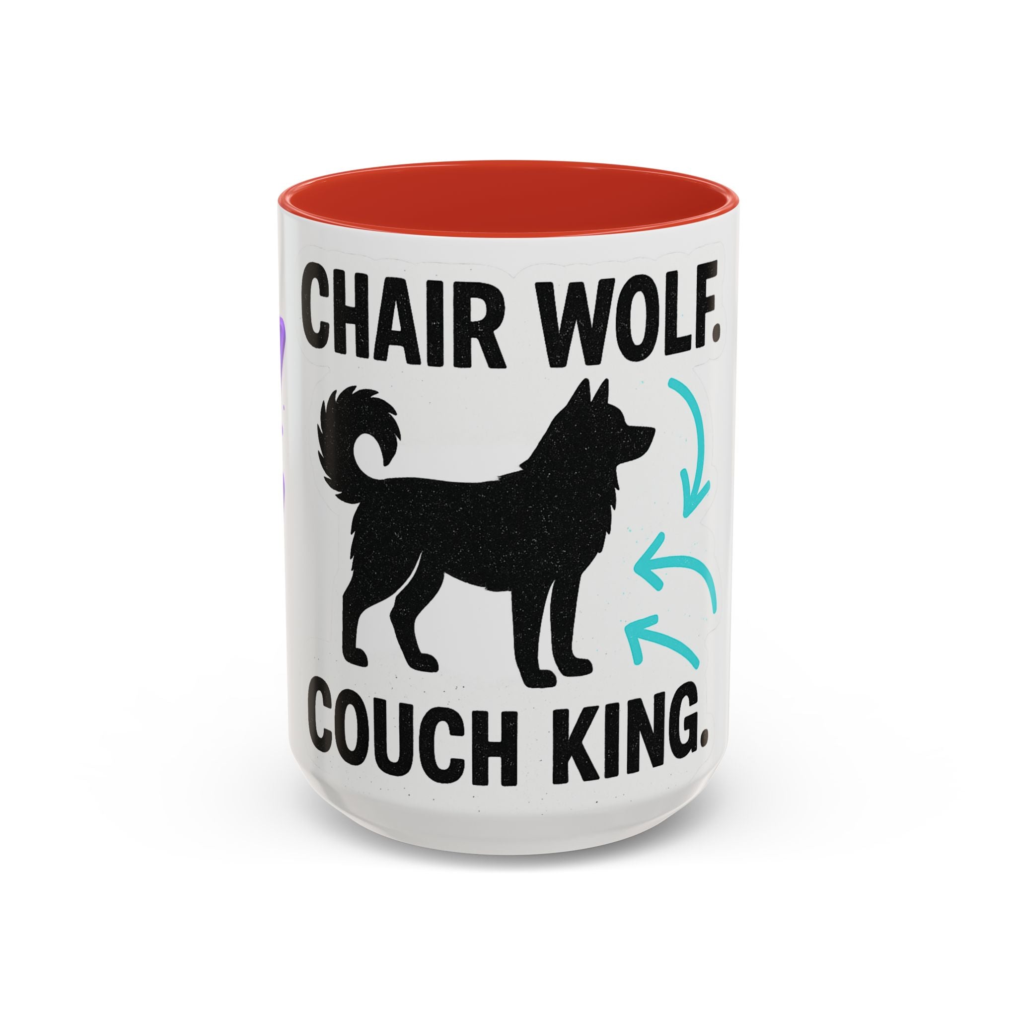 Chair Wolf Couch King Coffee Mug - Perfect Gift for Dog Lovers, Pet Owners, Home Decor, Animal Lovers, Funny Coffee Cups