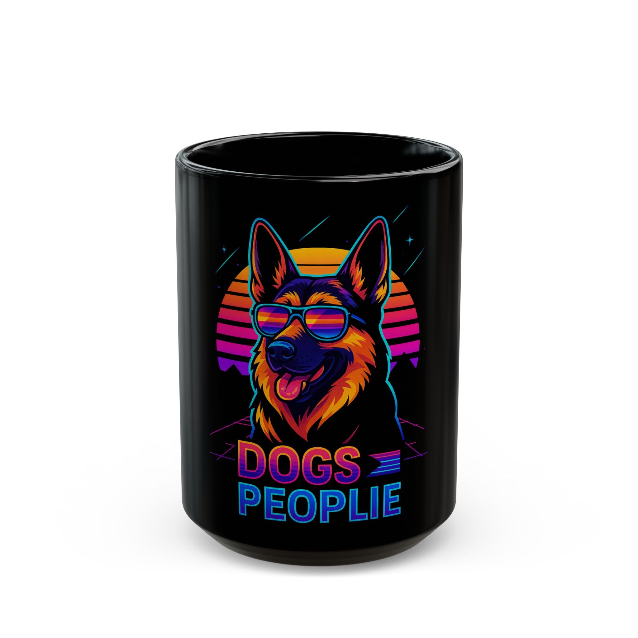 Vibrant Dog Lovers Mug - Colorful German Shepherd Design, Perfect Gift for Pet Owners, Animal Lovers, Dog-Themed Coffee Cup, Retro [...]