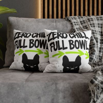 Zero Chill Dog Pillowcase, Pet Lover Gift, Home Decor, Dog Owner Pillow, Funny Pet Pillow, Essential Dog Decor
